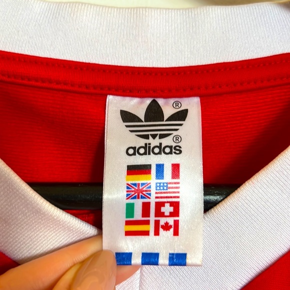 ADIDAS ORIGINAL VINTAGE USSR FOOTBALL SOCCER JERSEY SHIRT - Picture 4 of 8